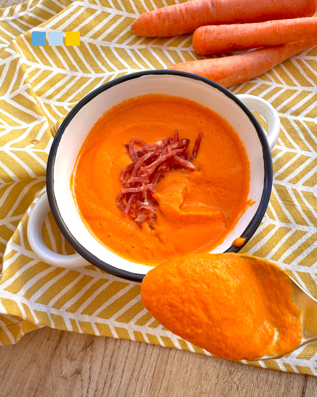 salmorejo de zanahoria