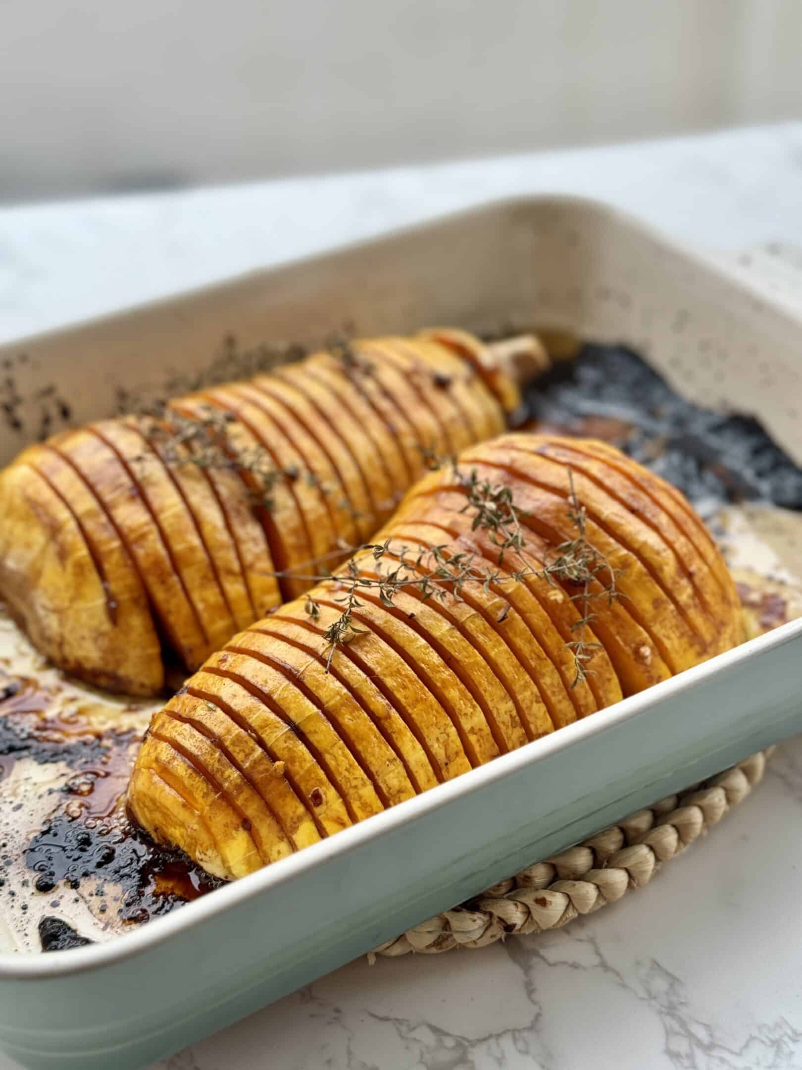 calabaza hasselback