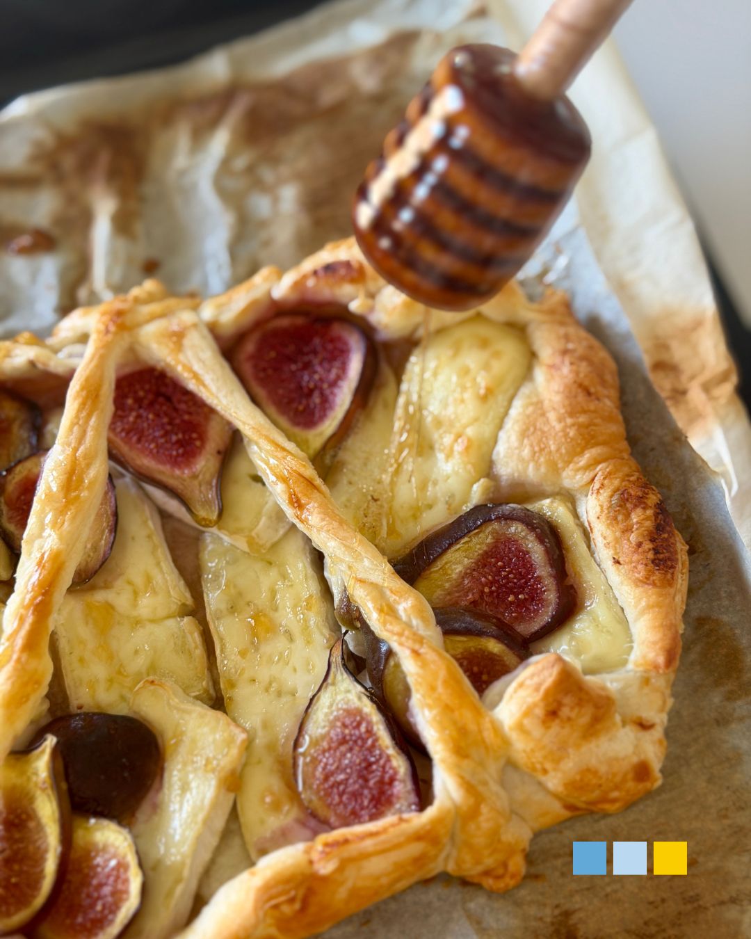 Hojaldre de higos y brie: una receta fácil, crujiente y de temporada