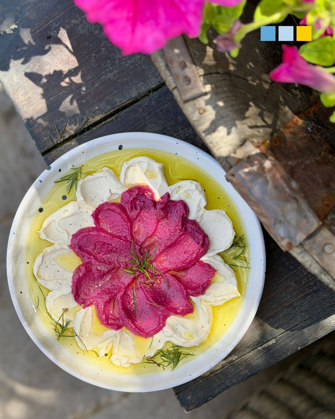 Dip de remolacha con queso crema: un aperitivo fácil, vistoso y lleno de sabor