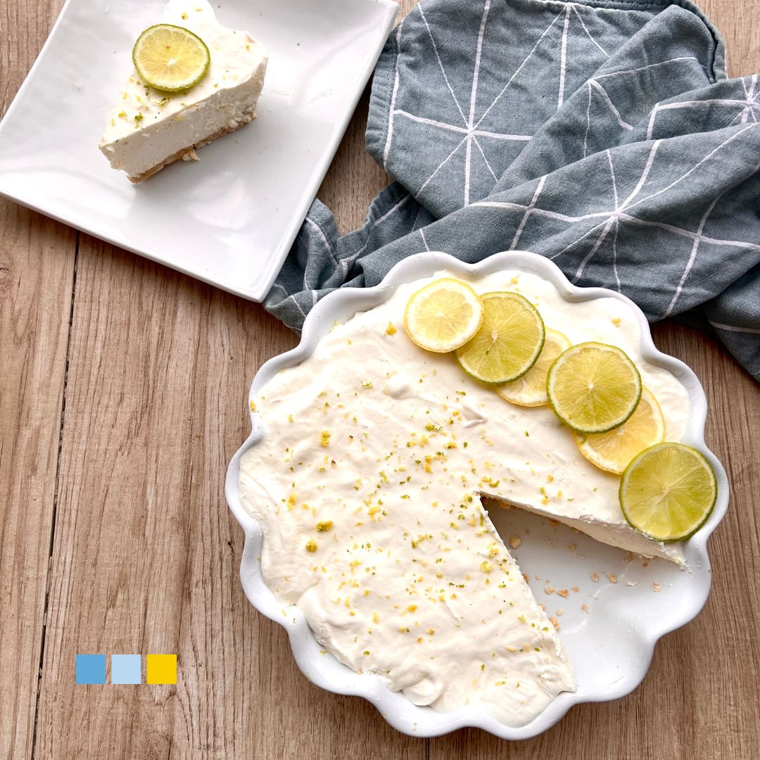 Tarta de limón sin horno