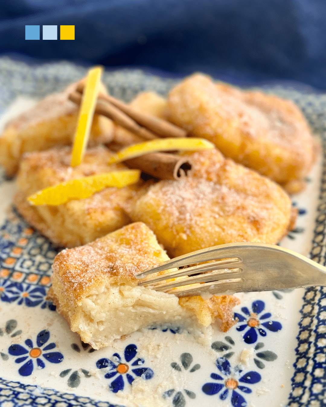 Leche frita en airfryer