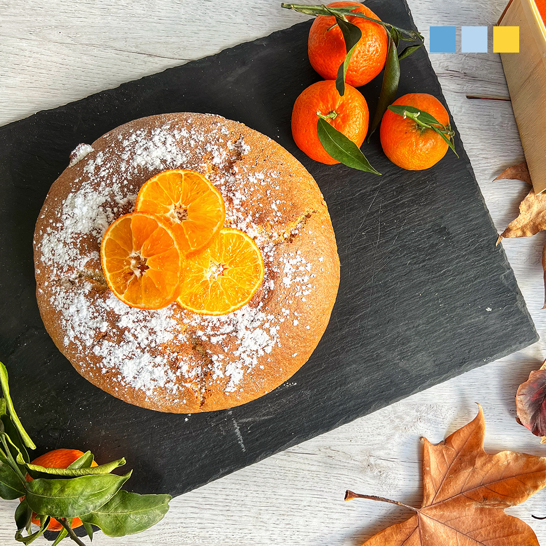 Bizcocho de mandarina