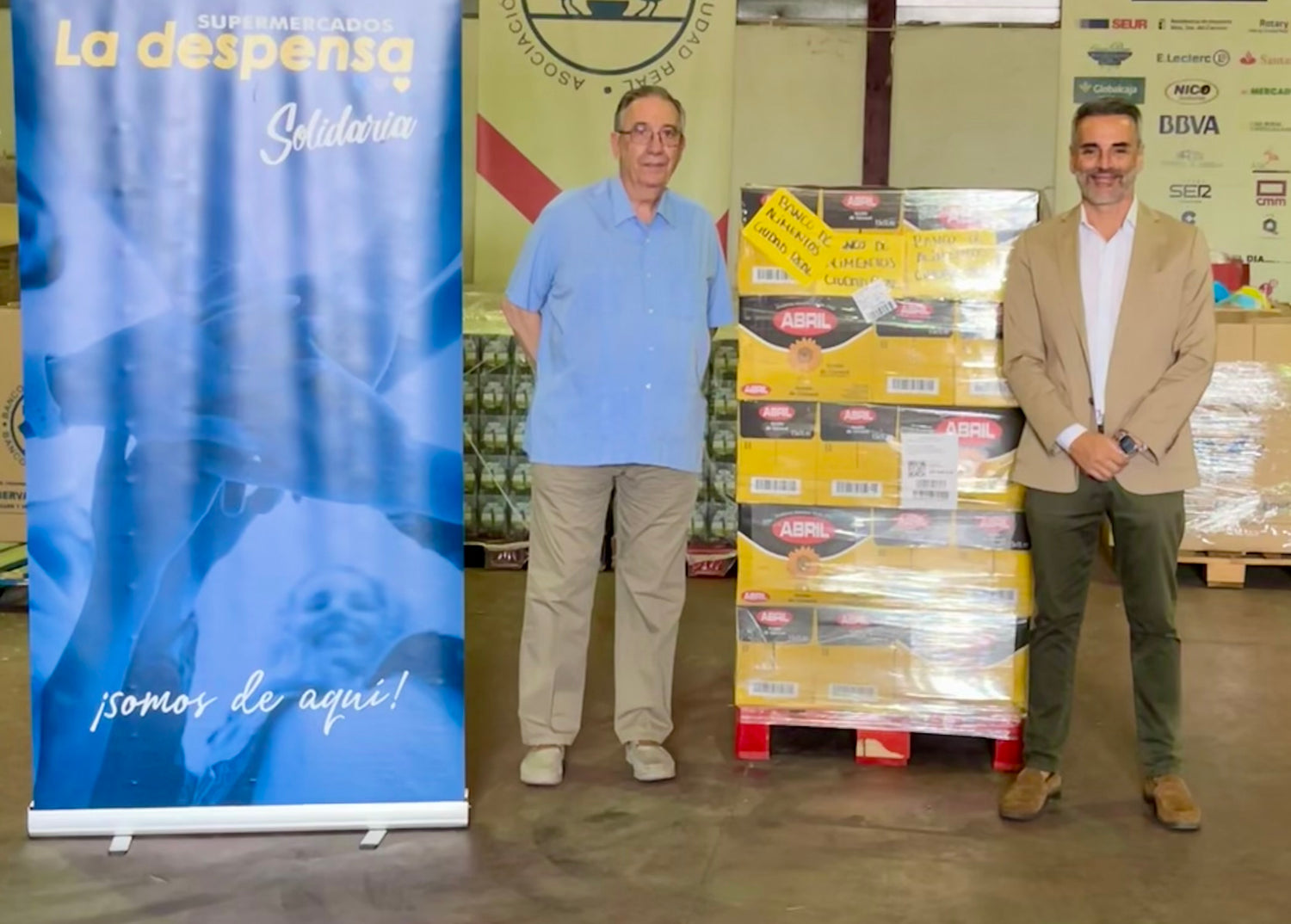 La Despensa Supermercados dona 1.000 litros de aceite al Banco de Alimentos de Ciudad Real
