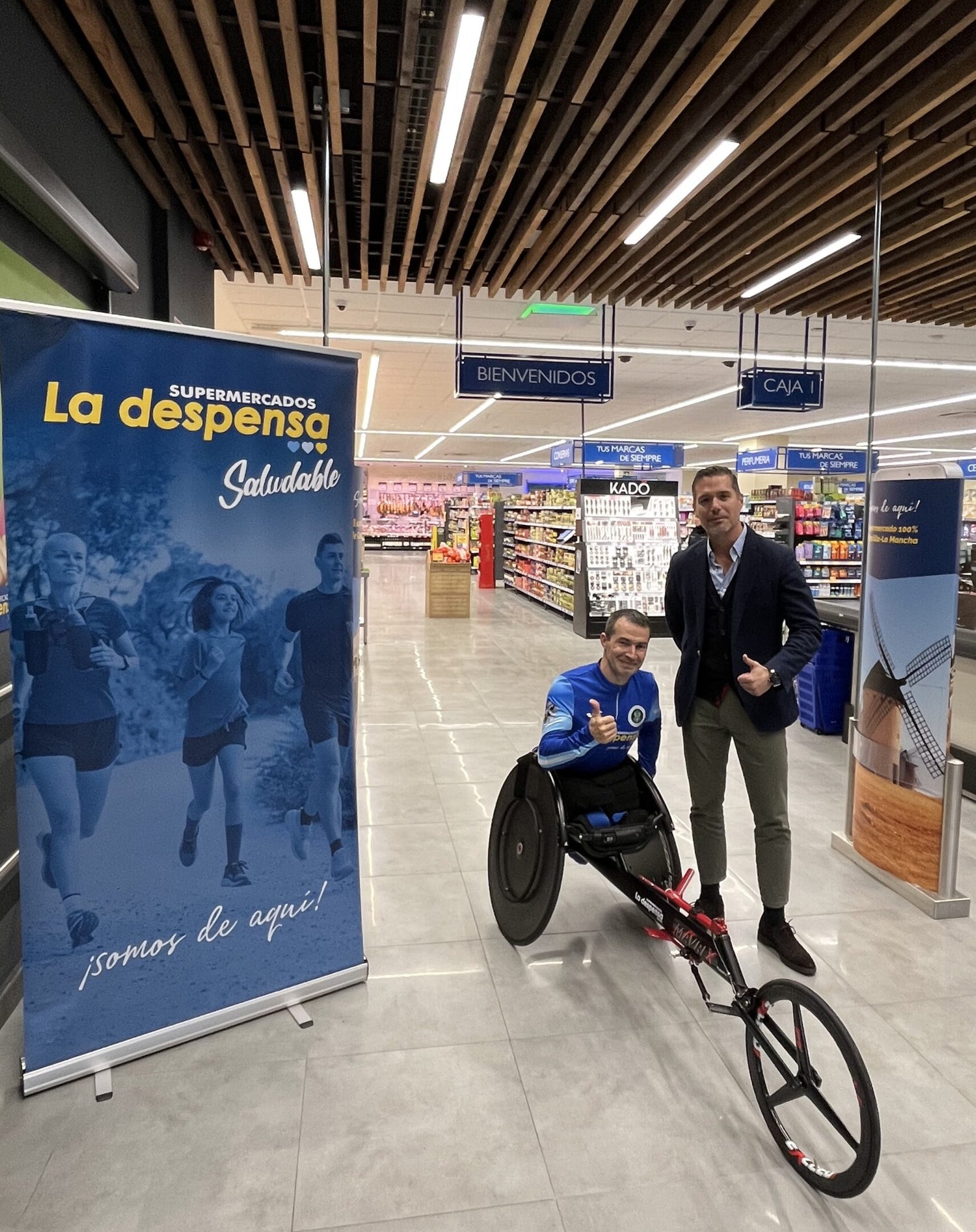 La Despensa Supermercados cree en el sueño del atleta paralímpico Omar Ortiz