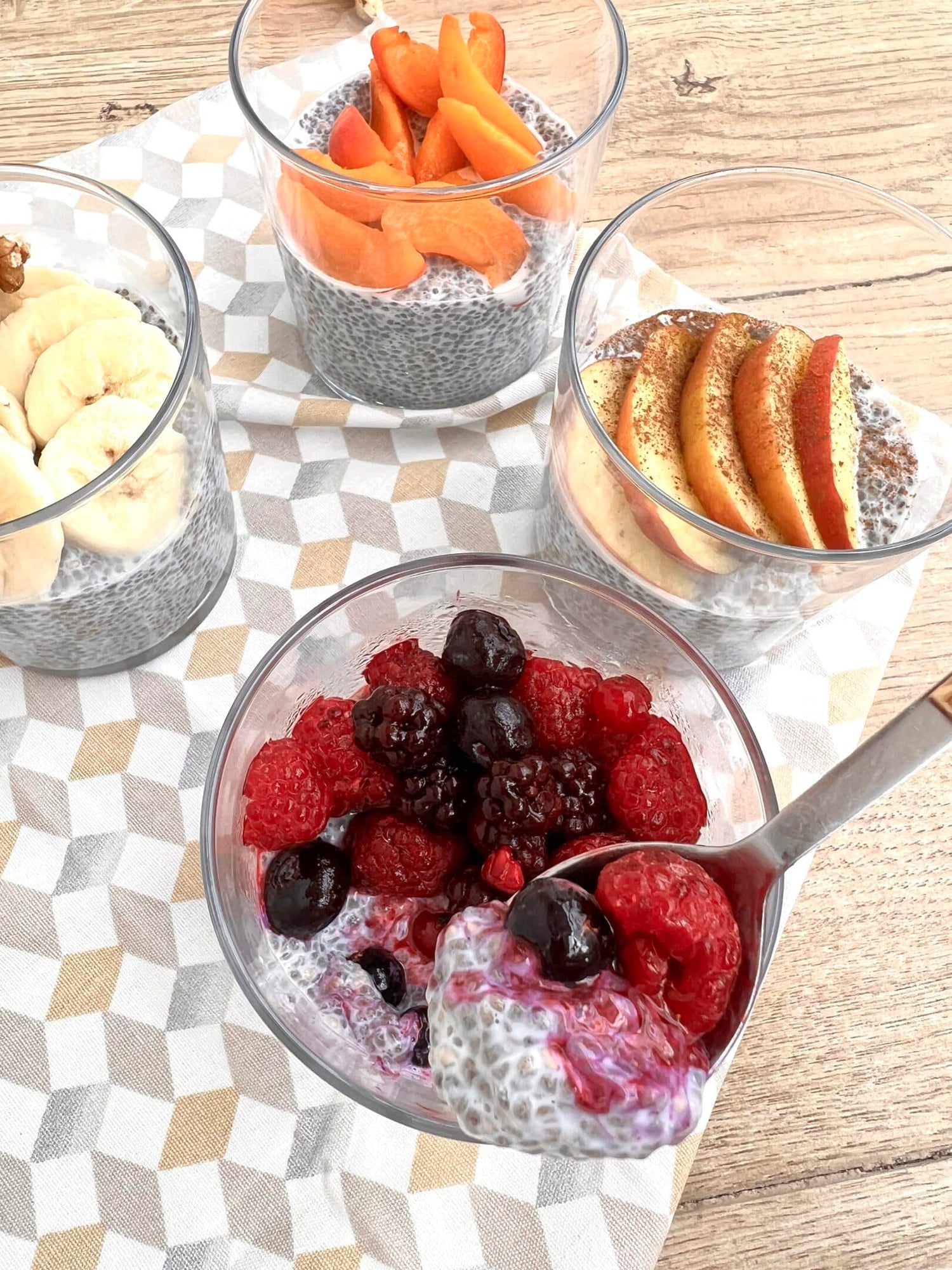 ´Pudding de chía con frutas de temporada