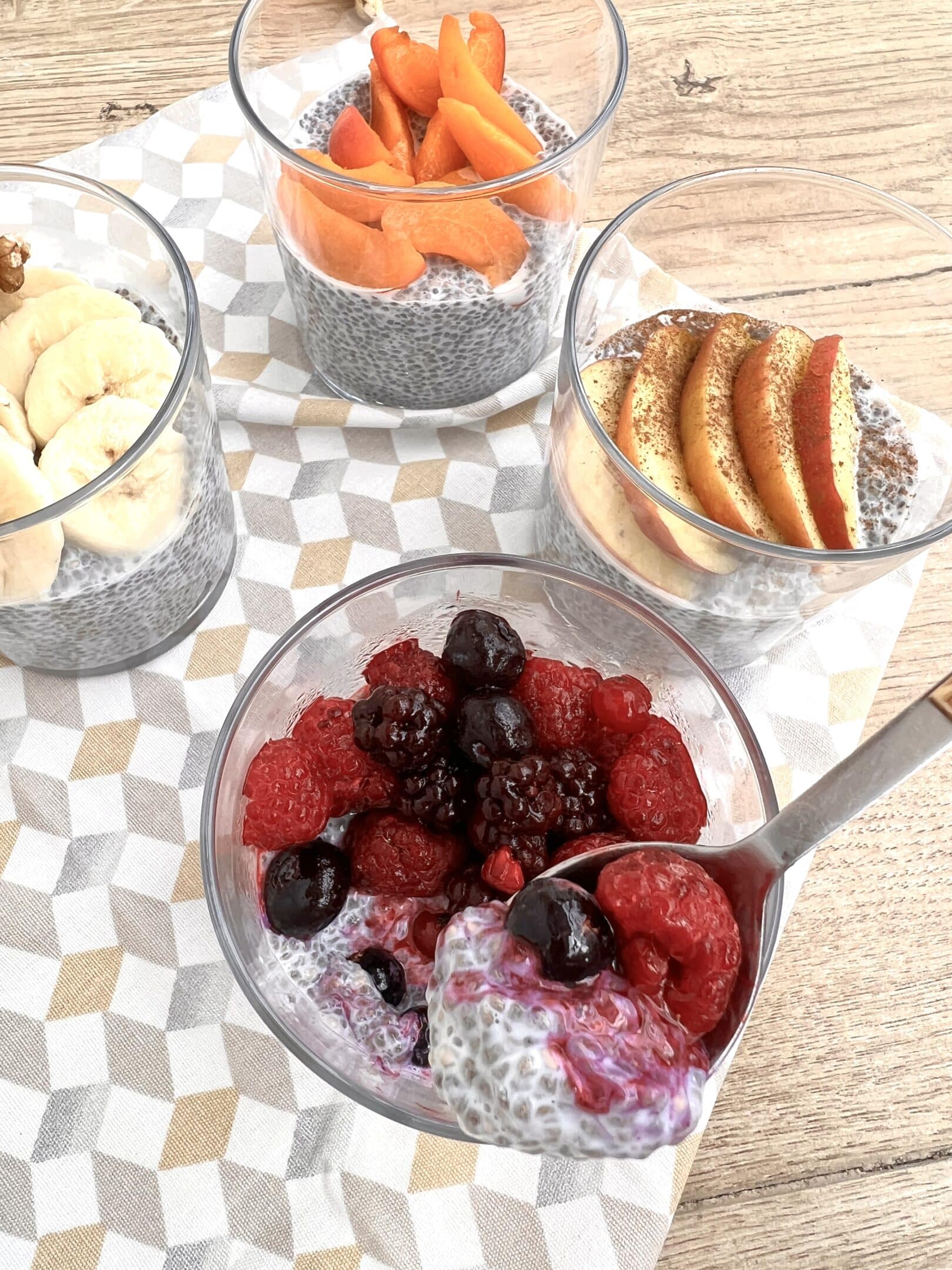 ´Pudding de chía con frutas de temporada