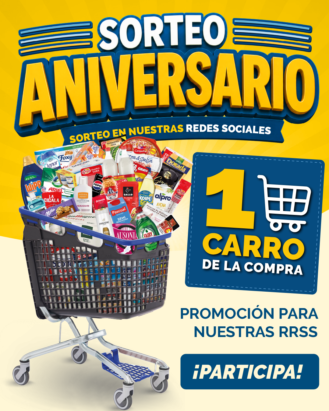 Bases legales del sorteo aniversario en Redes Sociales