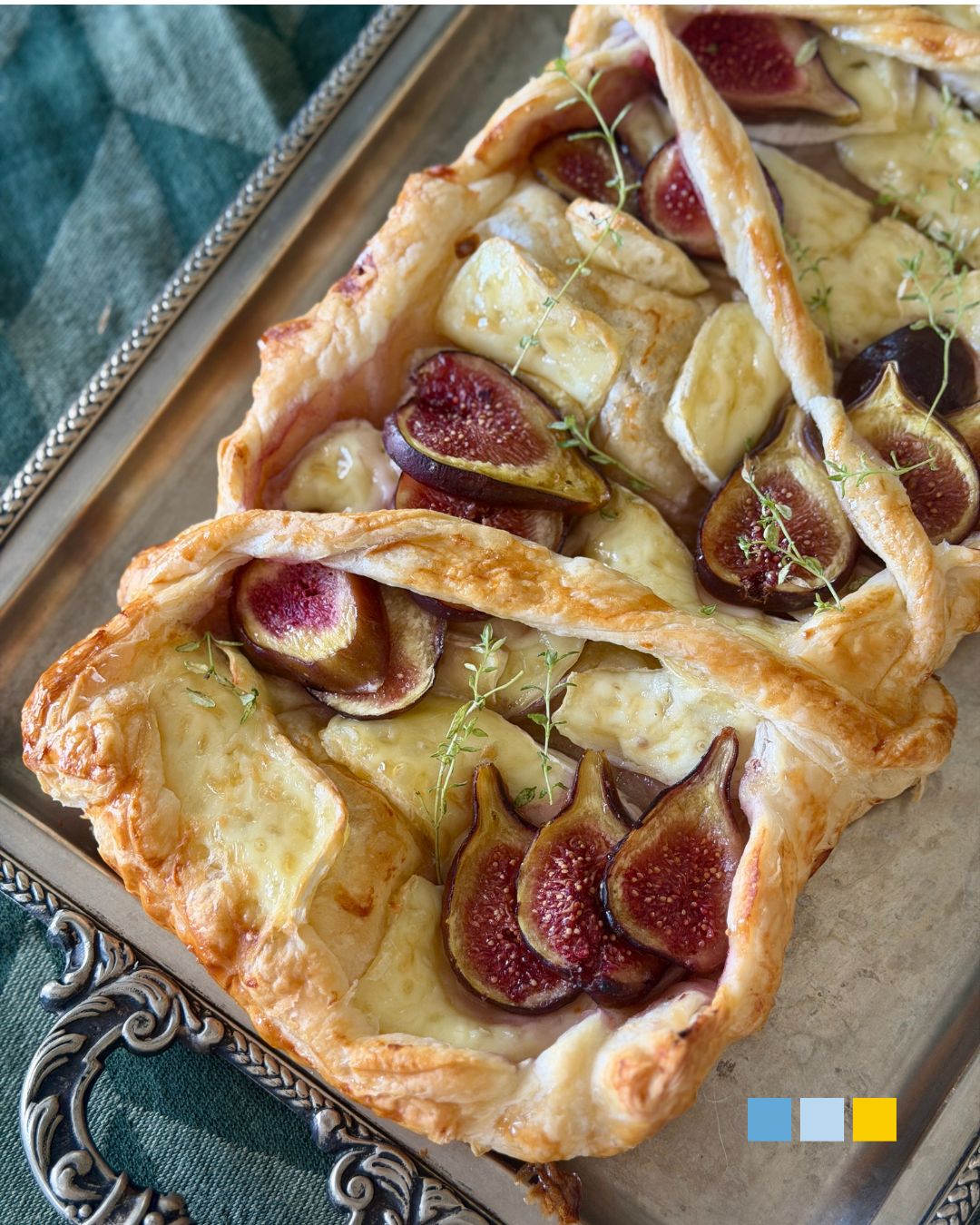 Hojaldre de higos y brie: una receta fácil, crujiente y de temporada
