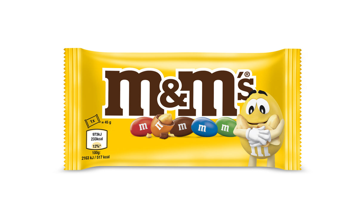 Chocolate cacahuete bolsa M&ms 45g