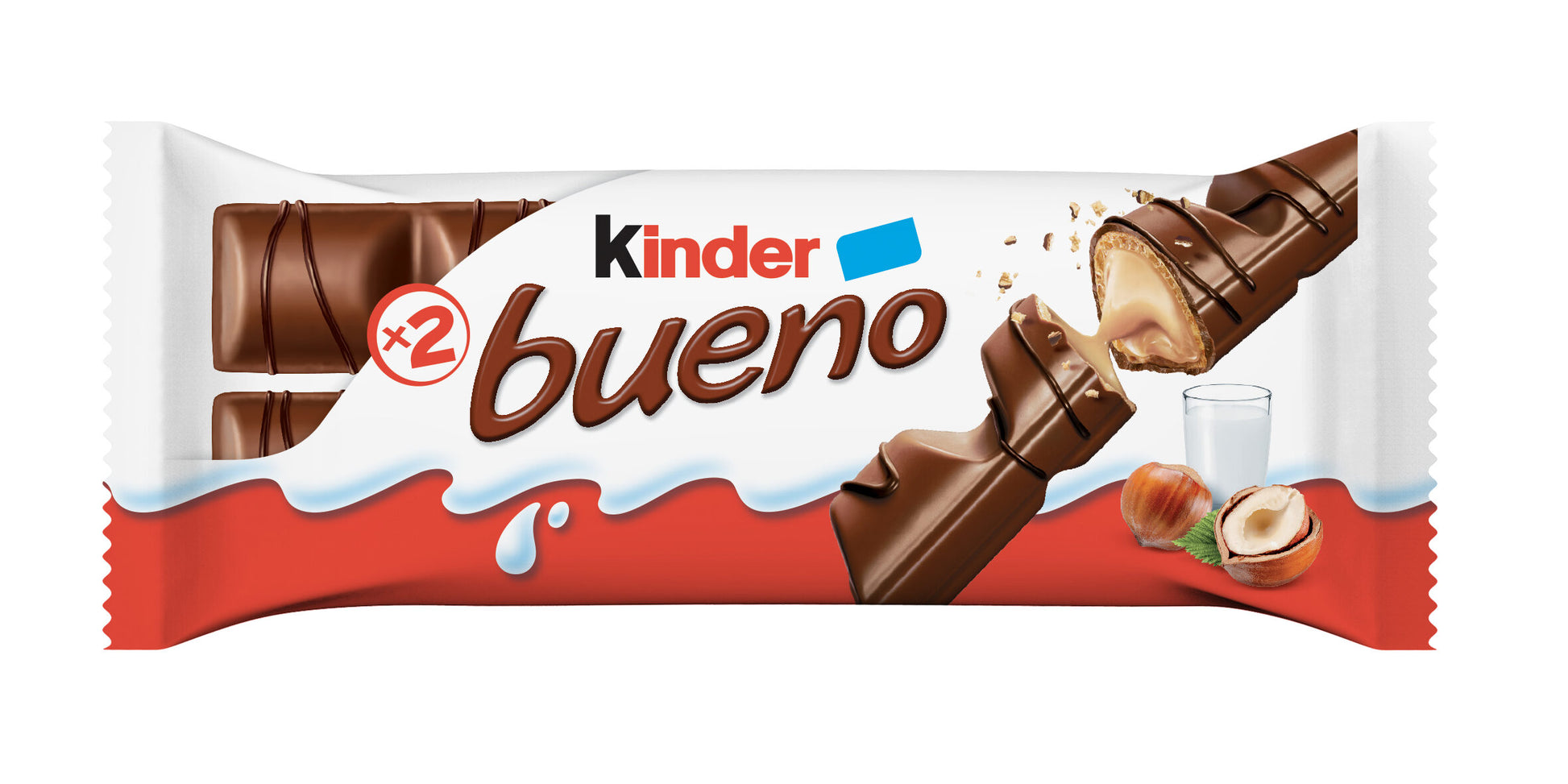 Barrita de avellana con galleta Kinder bueno 1u