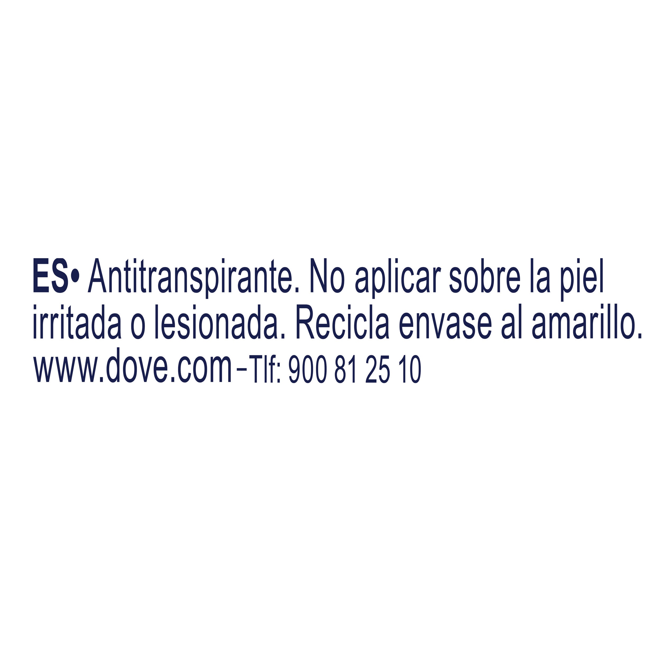 Desodorante mujer  Dove 50ml