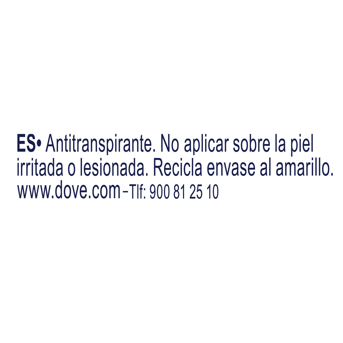 Desodorante mujer  Dove 50ml