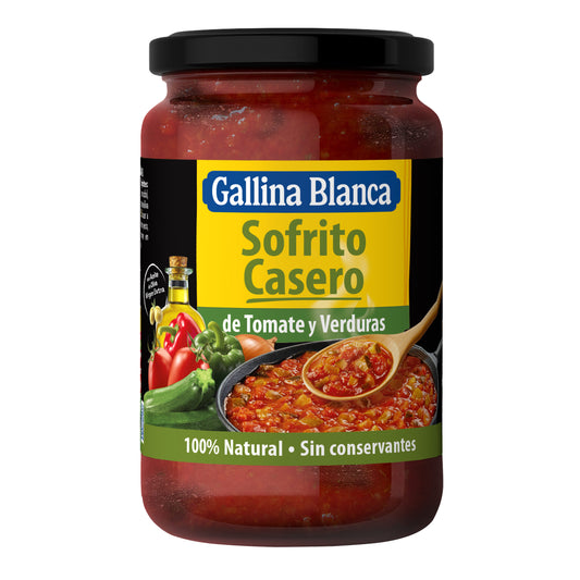 Sofrito tomate verduras cristal Gallina blanca 350g escurr La Despensa