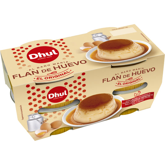 Flan huevo  Dhul p4 100g/u La Despensa