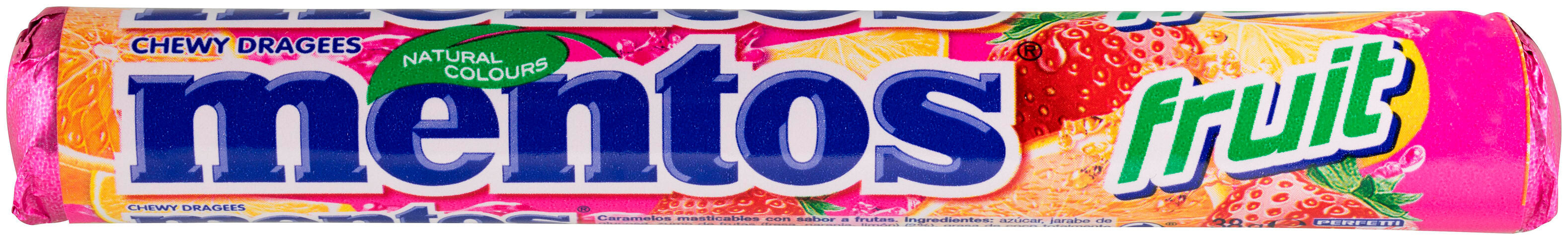 Caramelo frutas Mentos 38g