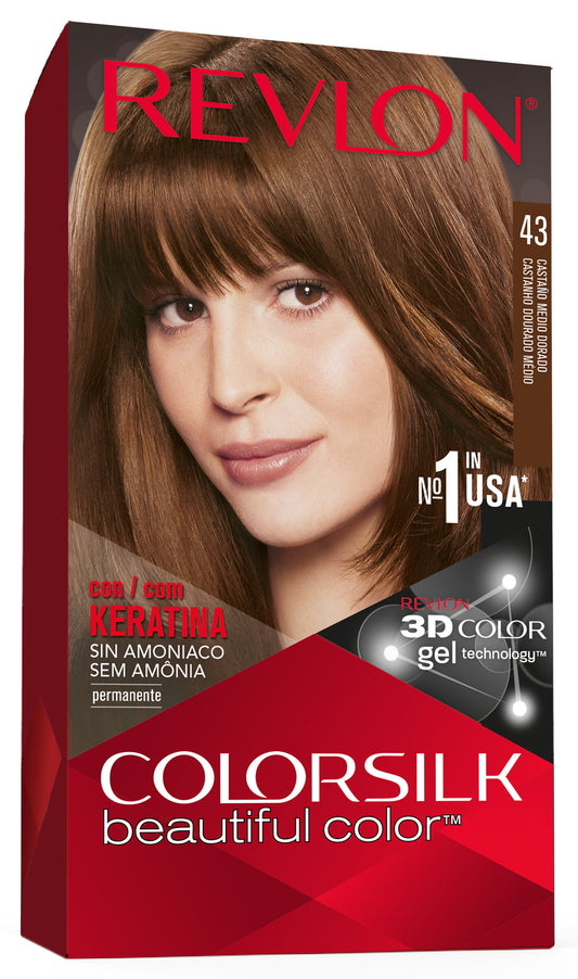 Tinte castaño medio nº43 Revlon 130ml La Despensa
