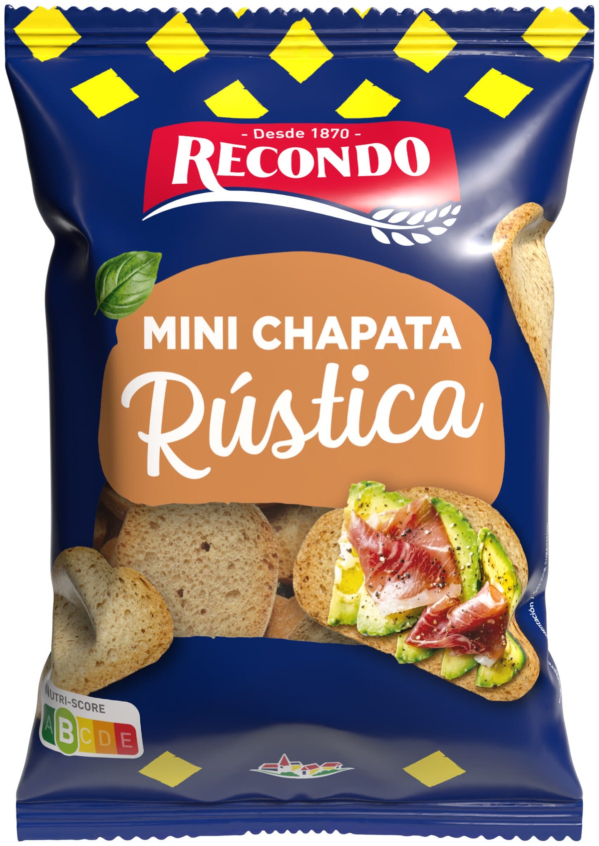 Pan mini chapata rustica Recondo 100g