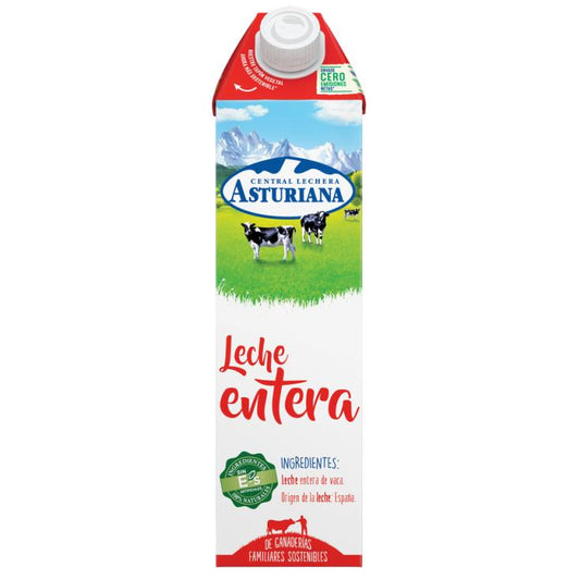 Leche entera brick Asturiana 1l La Despensa