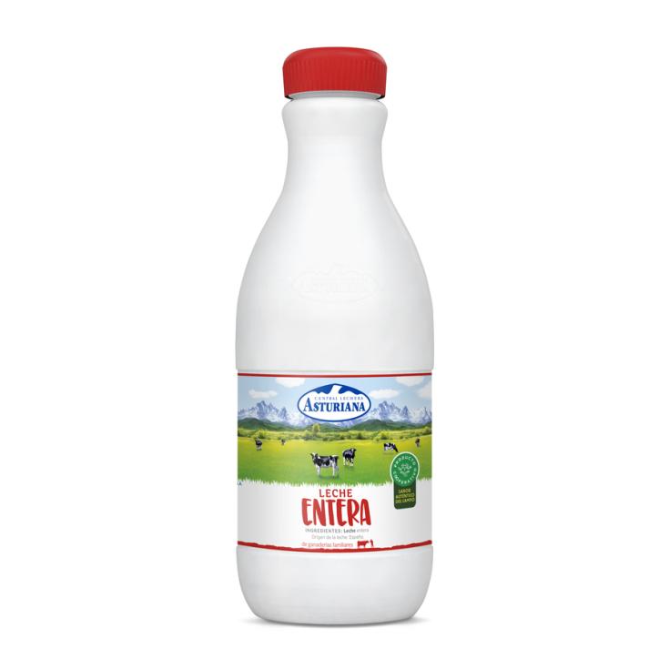 Leche entera botella Asturiana 1.5l