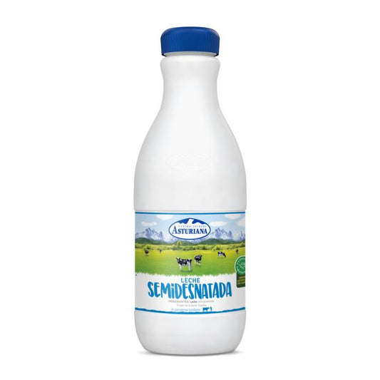 Leche semidesnatada botella Asturiana 1.5l La Despensa