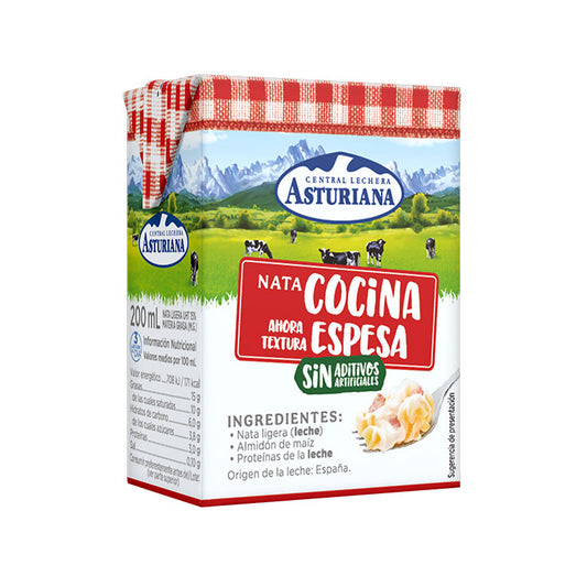Nata para cocinar Asturiana 200ml La Despensa
