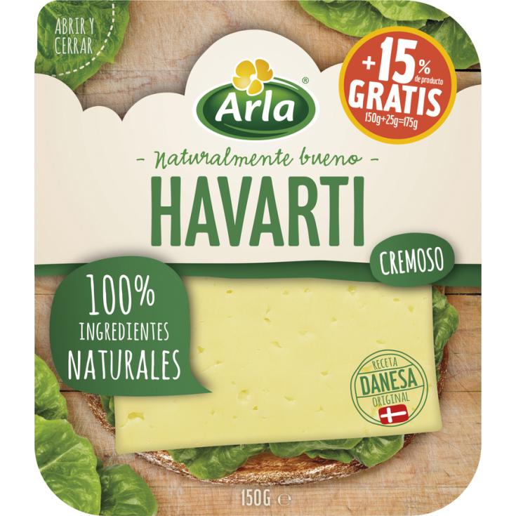 Queso havarti loncha Arla 150g