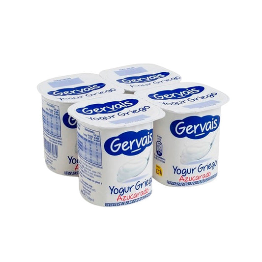 Yogur griego natural azucarado Gervais p4 125g/u La Despensa