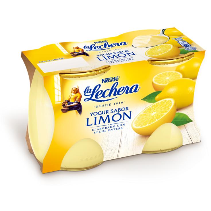 Yogur limon cristal La lechera Nestle p2 125g/u