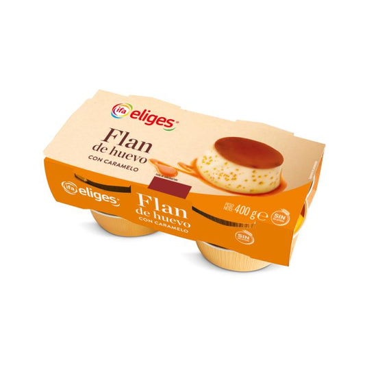 Flan huevo  Ifa eliges p4 100g/u La Despensa
