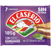 Queso fundido s/lactosa loncha El caserio 185g