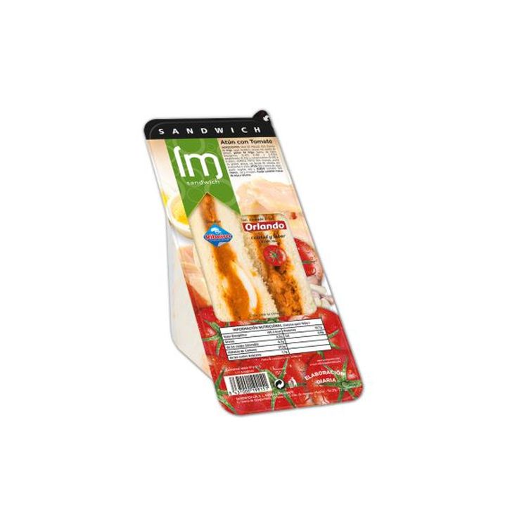 Sandwich clasico atun y tomate Lm 150g