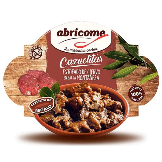 Estofado ciervo salsa montañesa cazuela Abricome 415g La Despensa