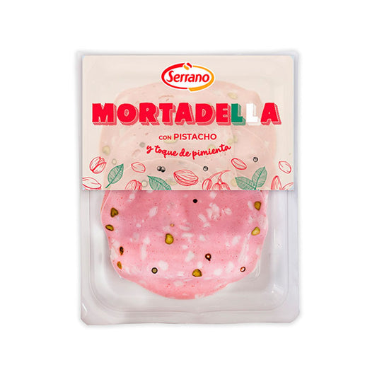 Mortadela c/pistacho y pimiento Serrano 100g La Despensa