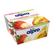 Postre vegetal panache fre/plat & pera/meloc Alpro p4 125g/u