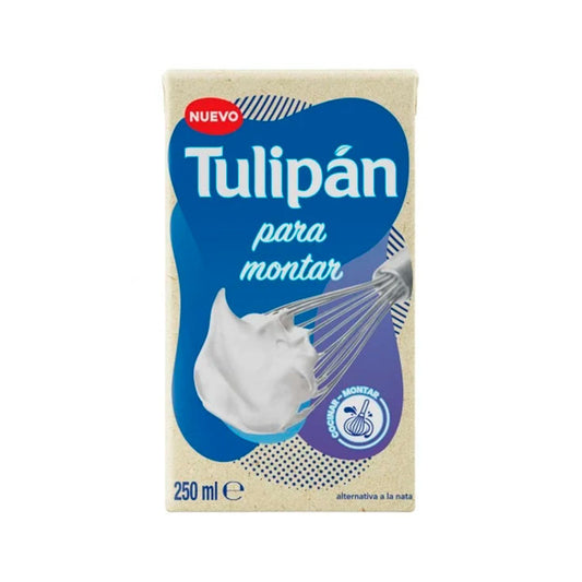 Nata vegetal para montar Tulipan 250ml La Despensa