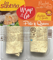 FLAUTA POLLO/2 QUESOS LA SANTIÑA 275G