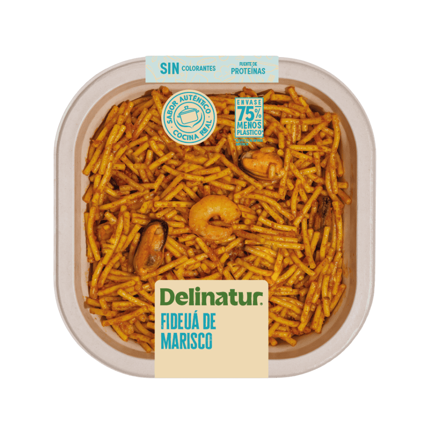 Fideua de marisco Delinatur 280g