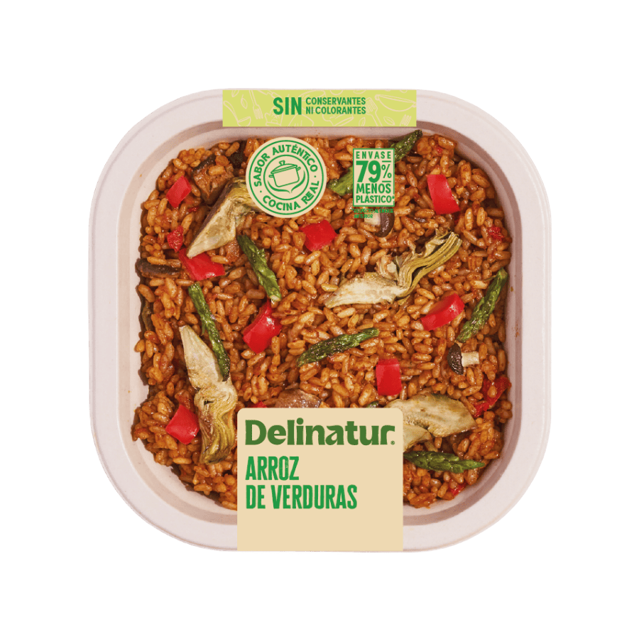 Arroz de verduras Delinatur 280g