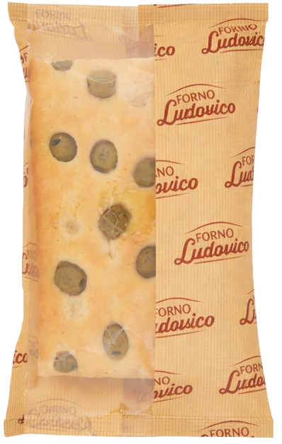 Focaccia c/aceitunas Forno Ludovico 170g La Despensa