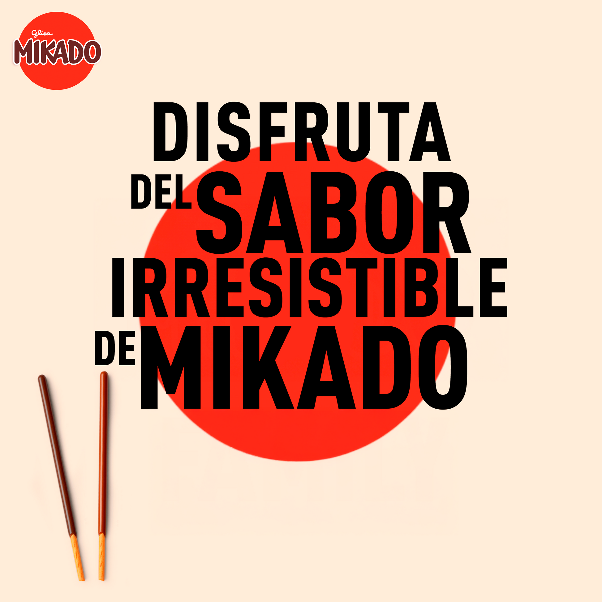 Palitos de chocolate chocolate leche Mikado 75g
