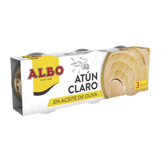 Atun claro aceite oliva ro-100 lata Albo p3 67g/u escurr La Despensa