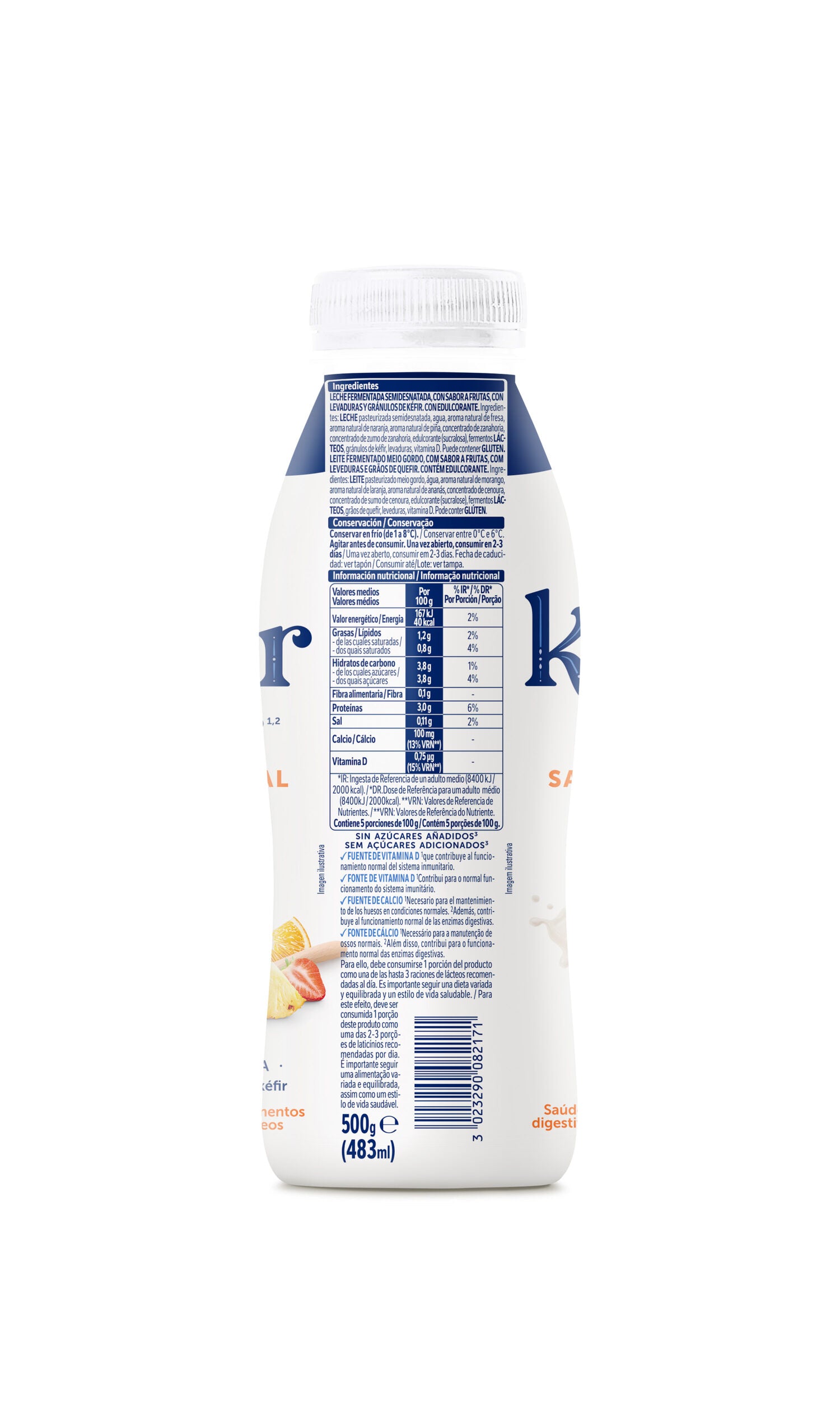 Kefir liquido tropical Nestle 500g