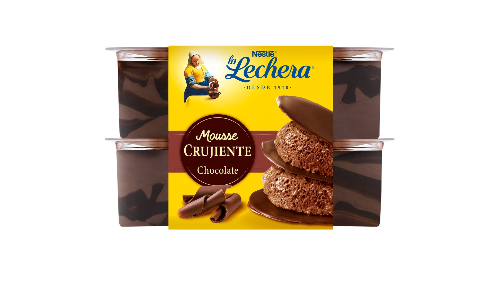 Mousse chocolate gold Nestle p4 57g/u