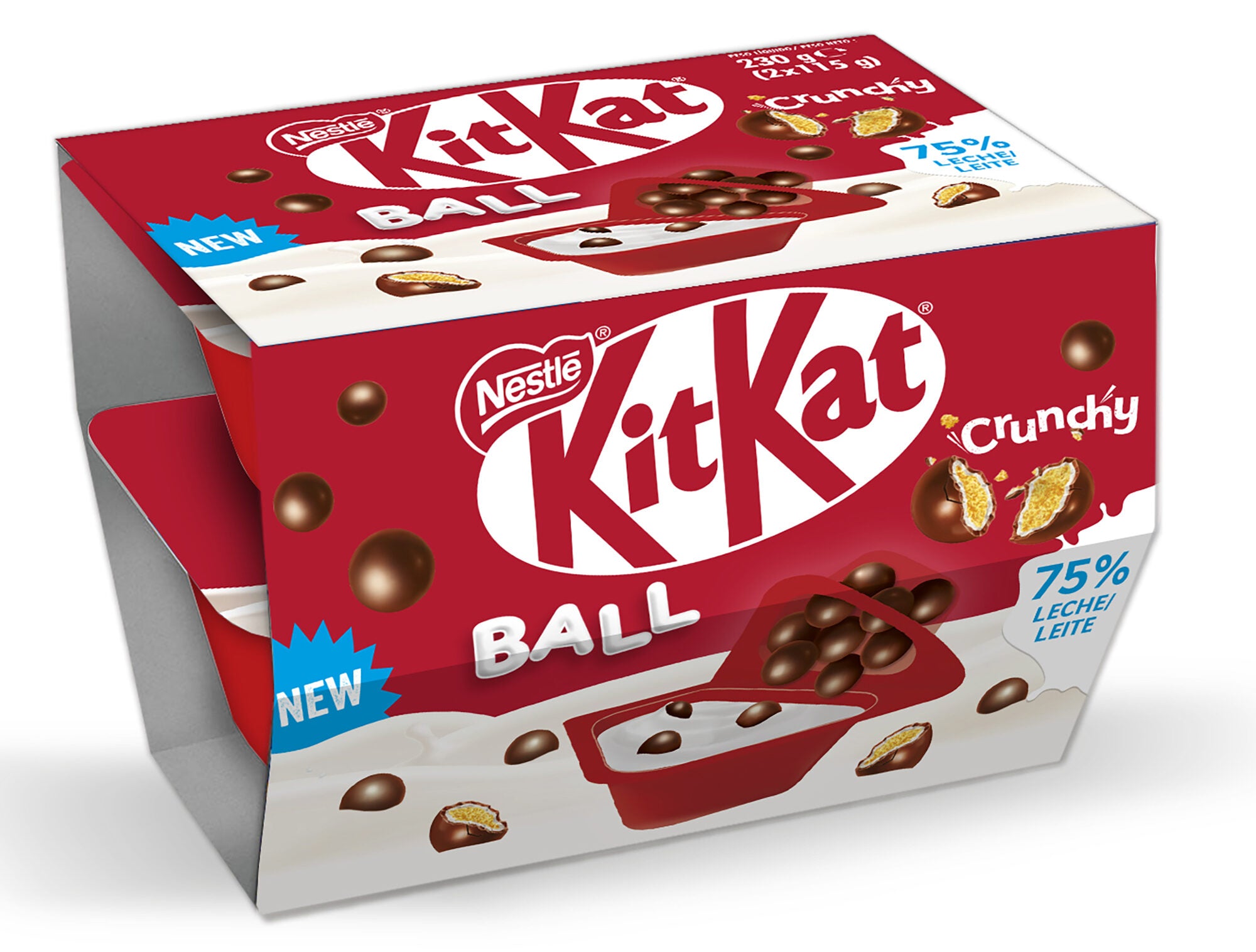 Yogurt natural c/kit kat Nestle p2 115g/u