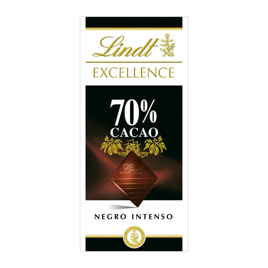 Chocolate negro 70% excellence Lindt 100g La Despensa