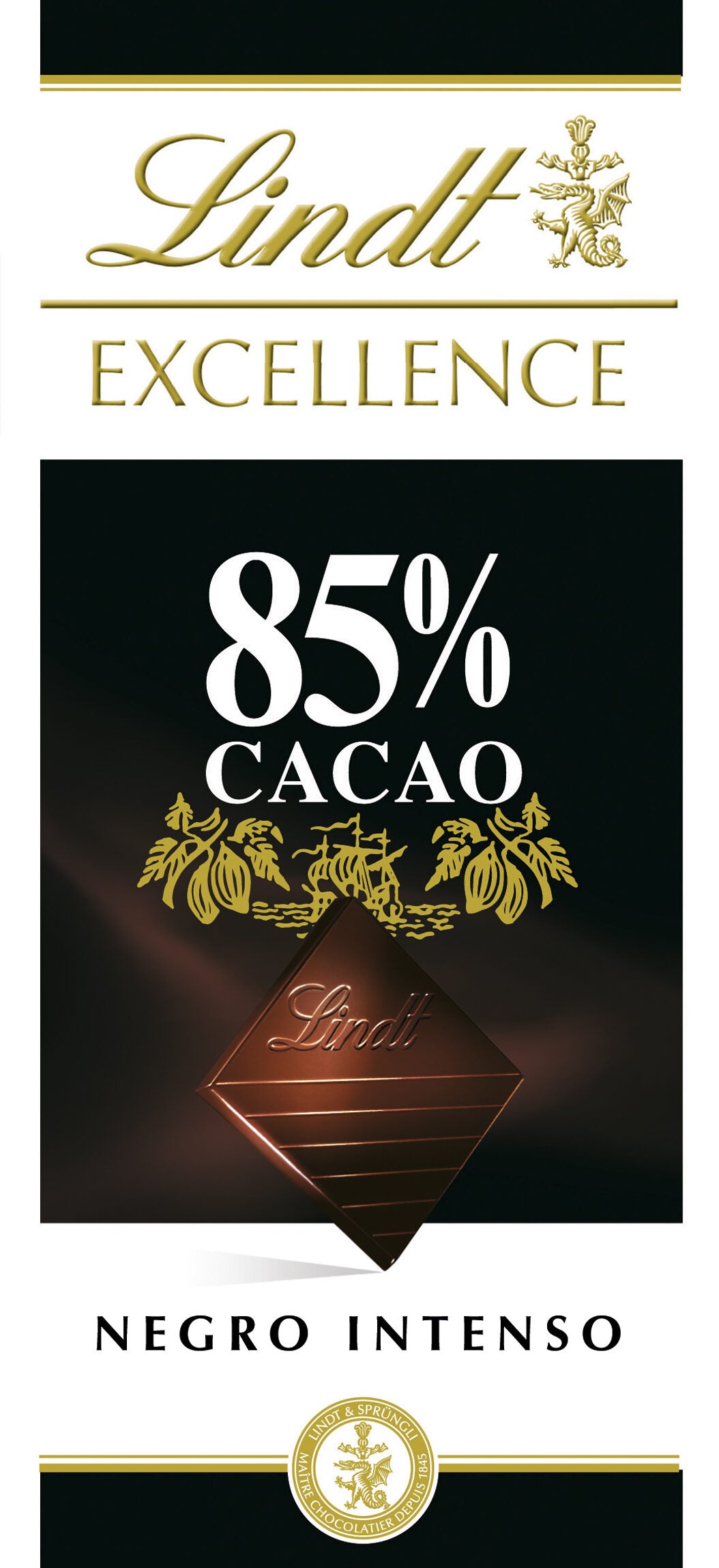 Chocolate negro 85% excellence Lindt 100g