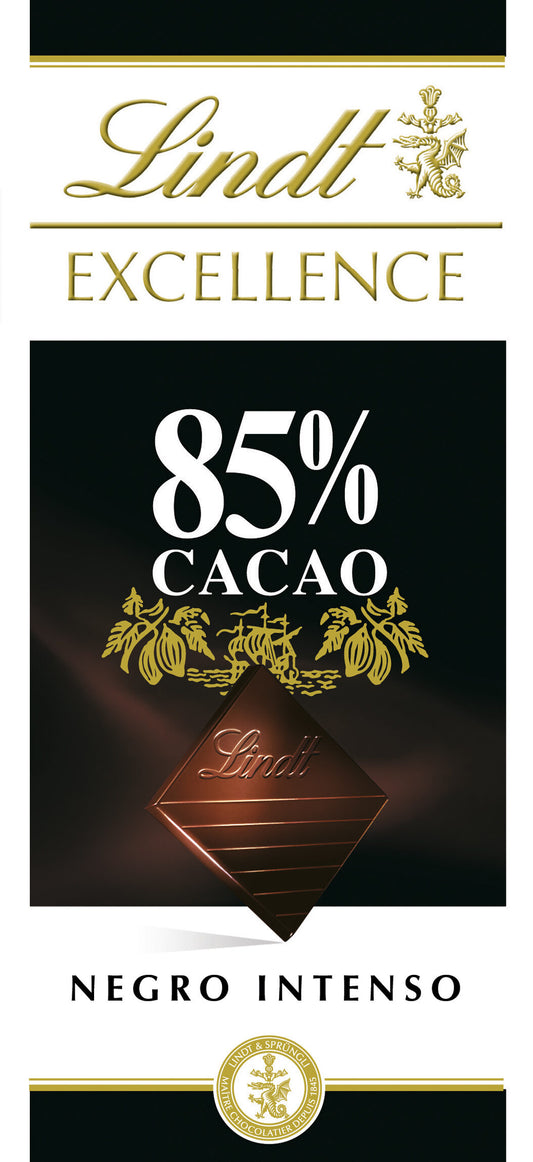 Chocolate negro 85% excellence Lindt 100g La Despensa