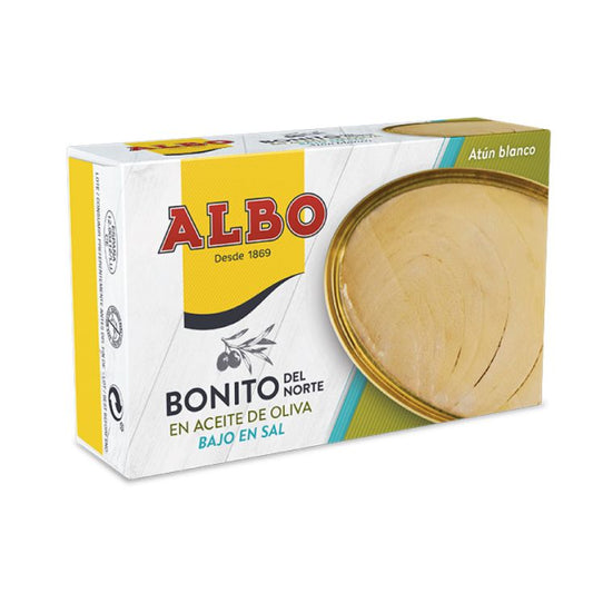 Bonito aceite oliva ol-120 lata Albo 82g escurr La Despensa