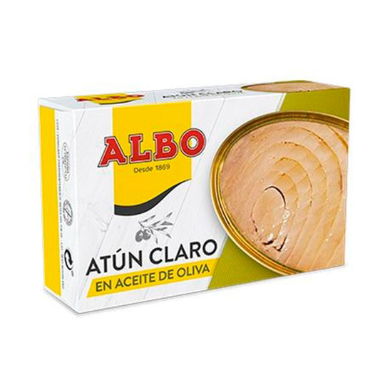 Atun claro aceite oliva ol-120 lata Albo 82g escurr La Despensa